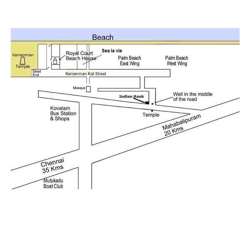 Directions to Royal Court Beach House in ECR.