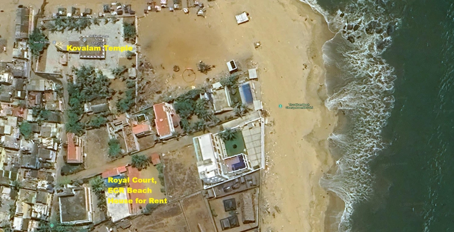 Google Map Image of Royal Court Beach House in ECR.